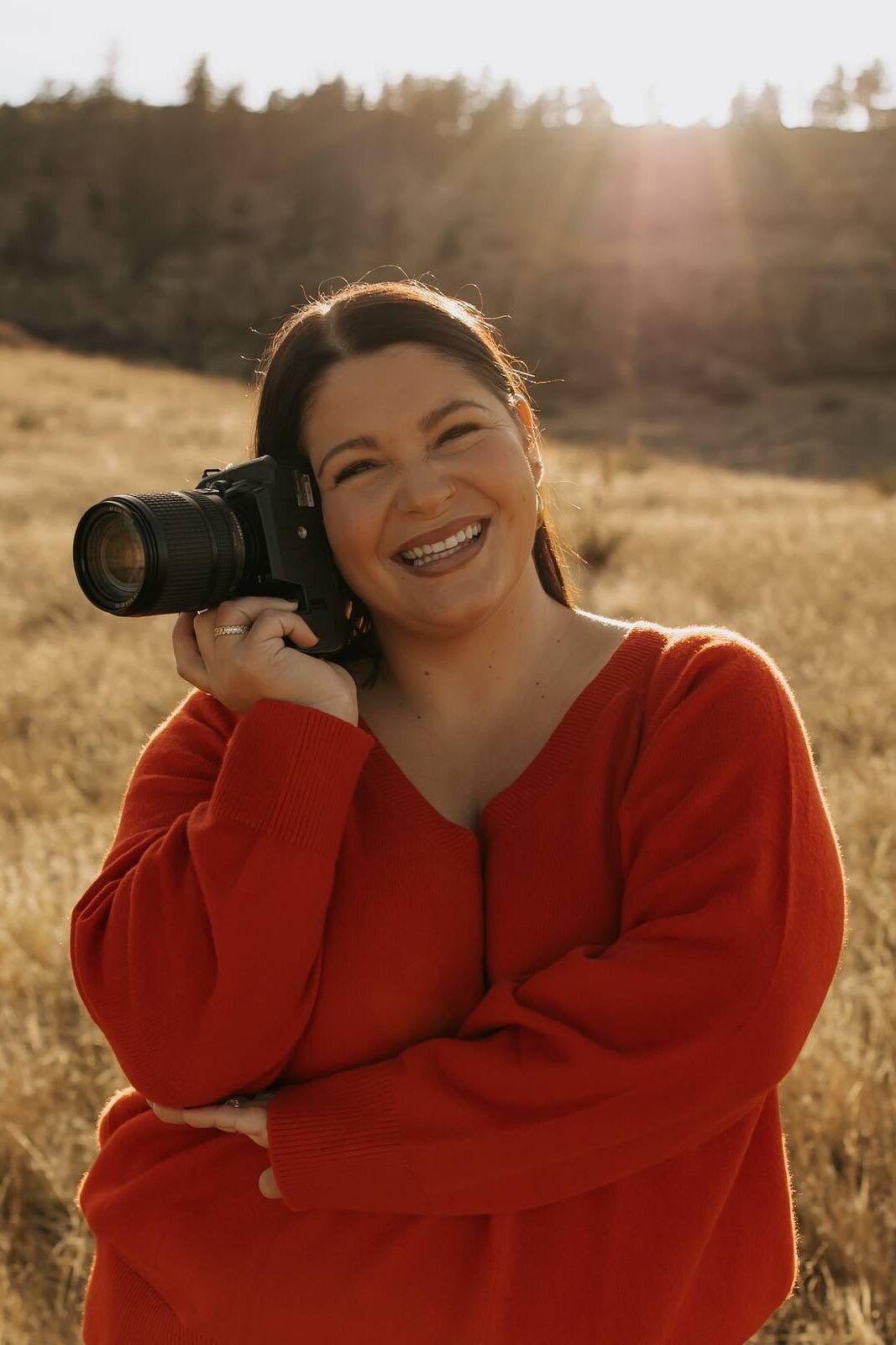 Color portrait of Brittney Jackson, photograper.